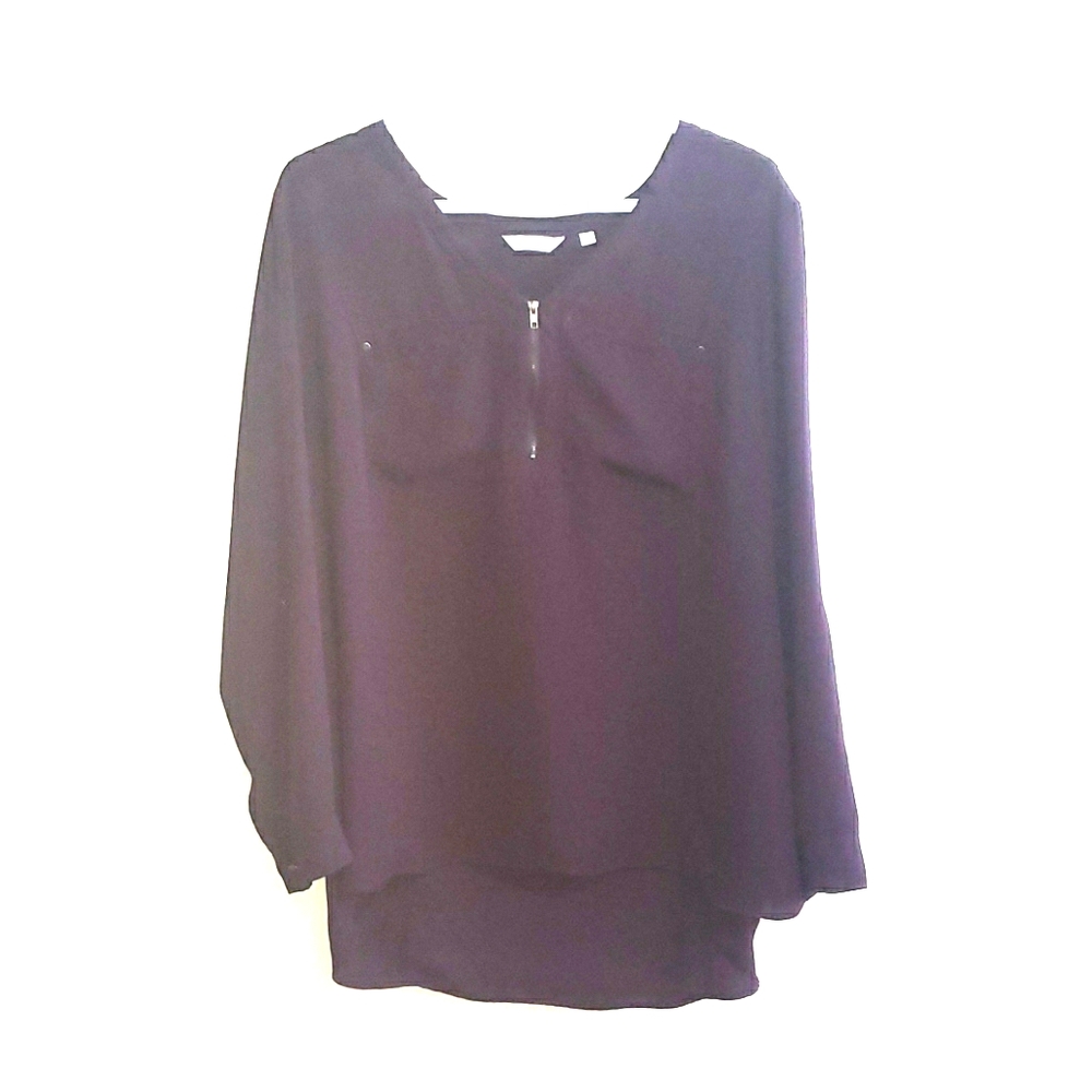 Dark purple blouse